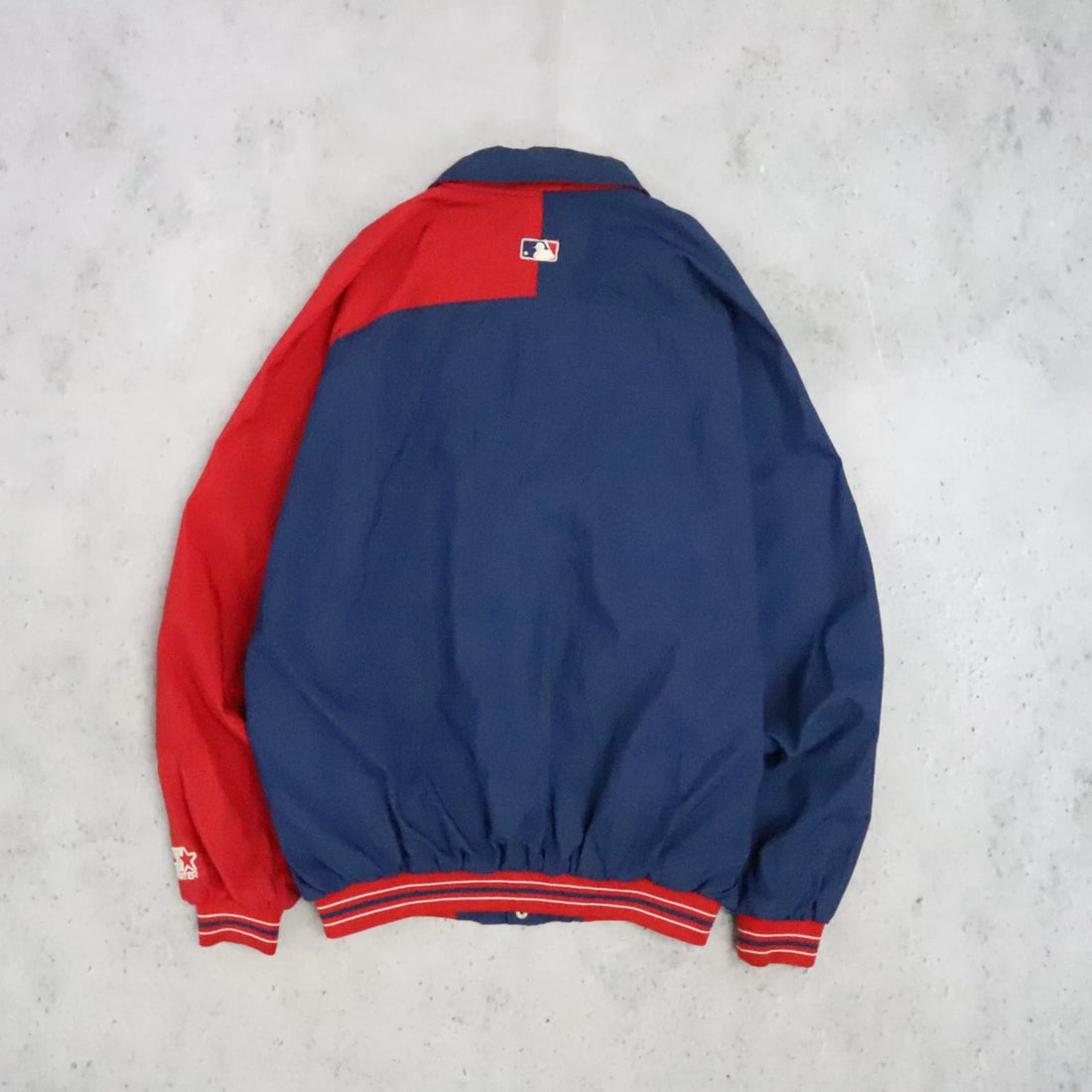 Vintage Cleveland Indians Starter Diamond Jacket Size Large MLB