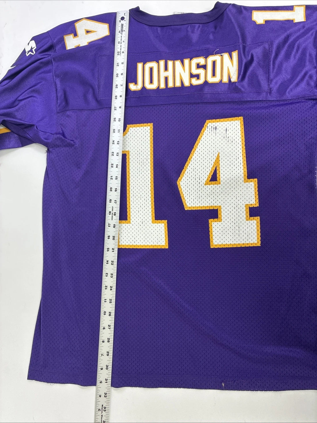Vintage Minnesota Vikings Brad Johnson Starter Jersey Size 48 NFL
