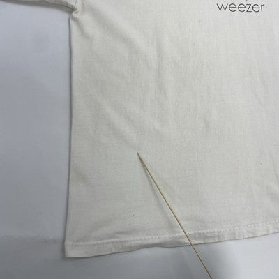 Vintage Weezer Ringer T-Shirt Size Large Band Tee
