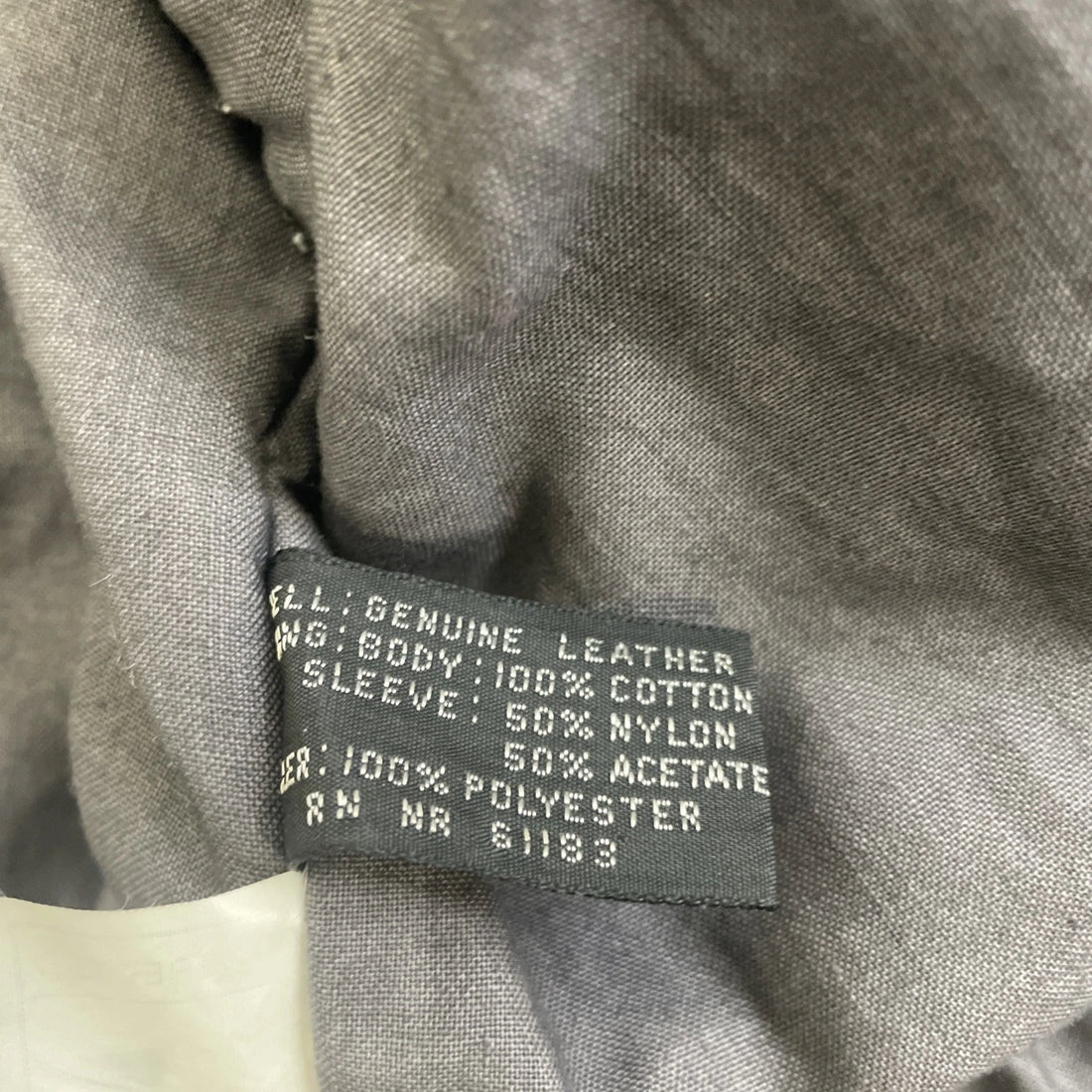 Vintage U2 Wear Me Out Leather Bomber Jacket Size 2XL