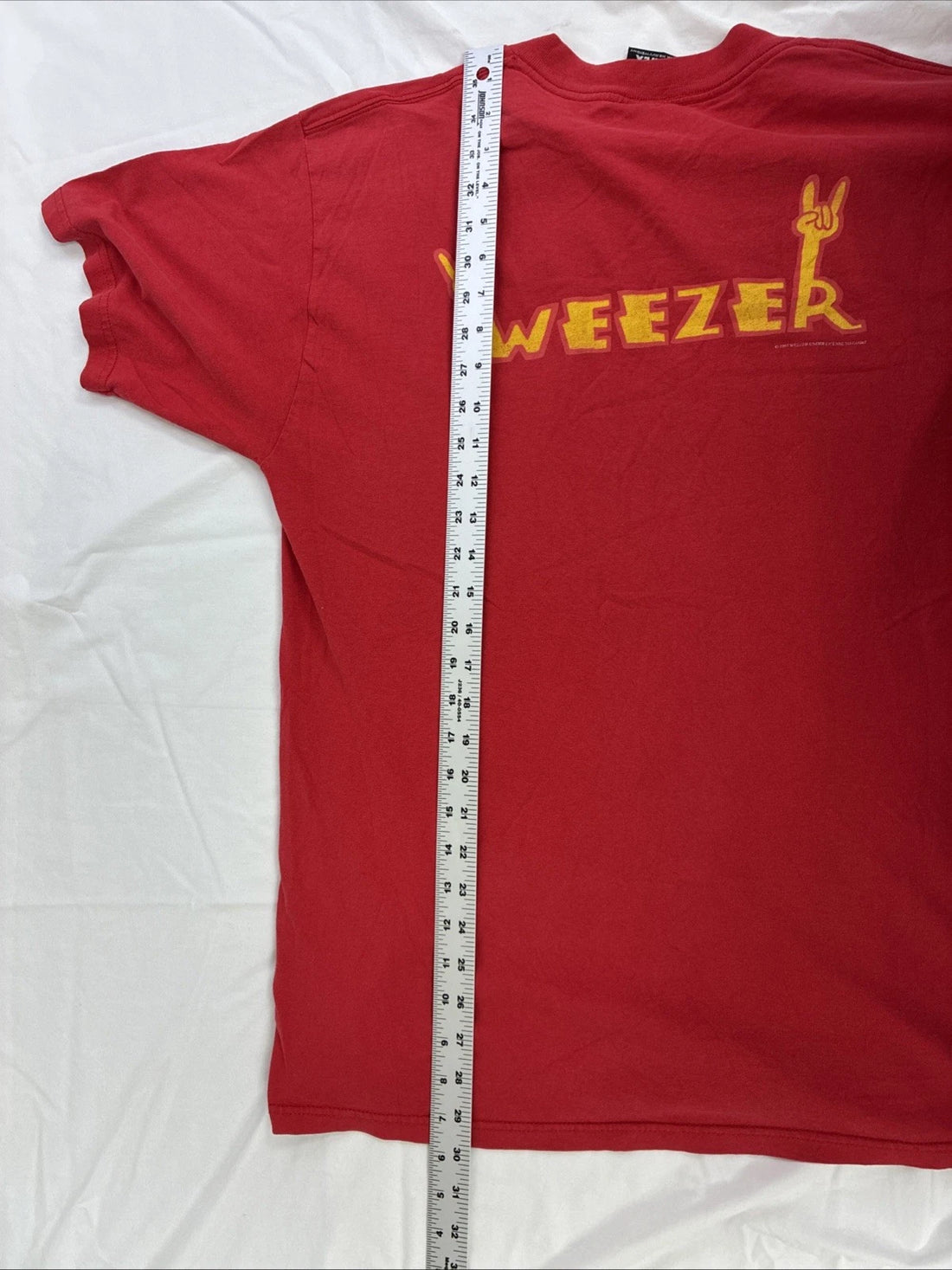 Vintage Weezer Pinkerton Giant T-Shirt Size Large 1997 90s