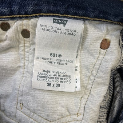 Levi's 501 Denim Jean Pants Size 36 X 30 Blue