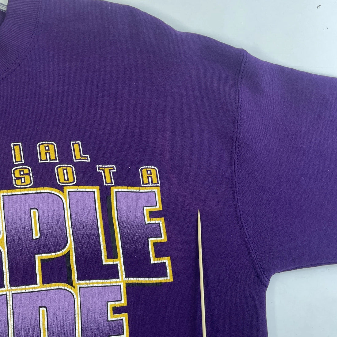 Vintage Minnesota Vikings Purple Pride Sweatshirt Crewneck Size Large NFL