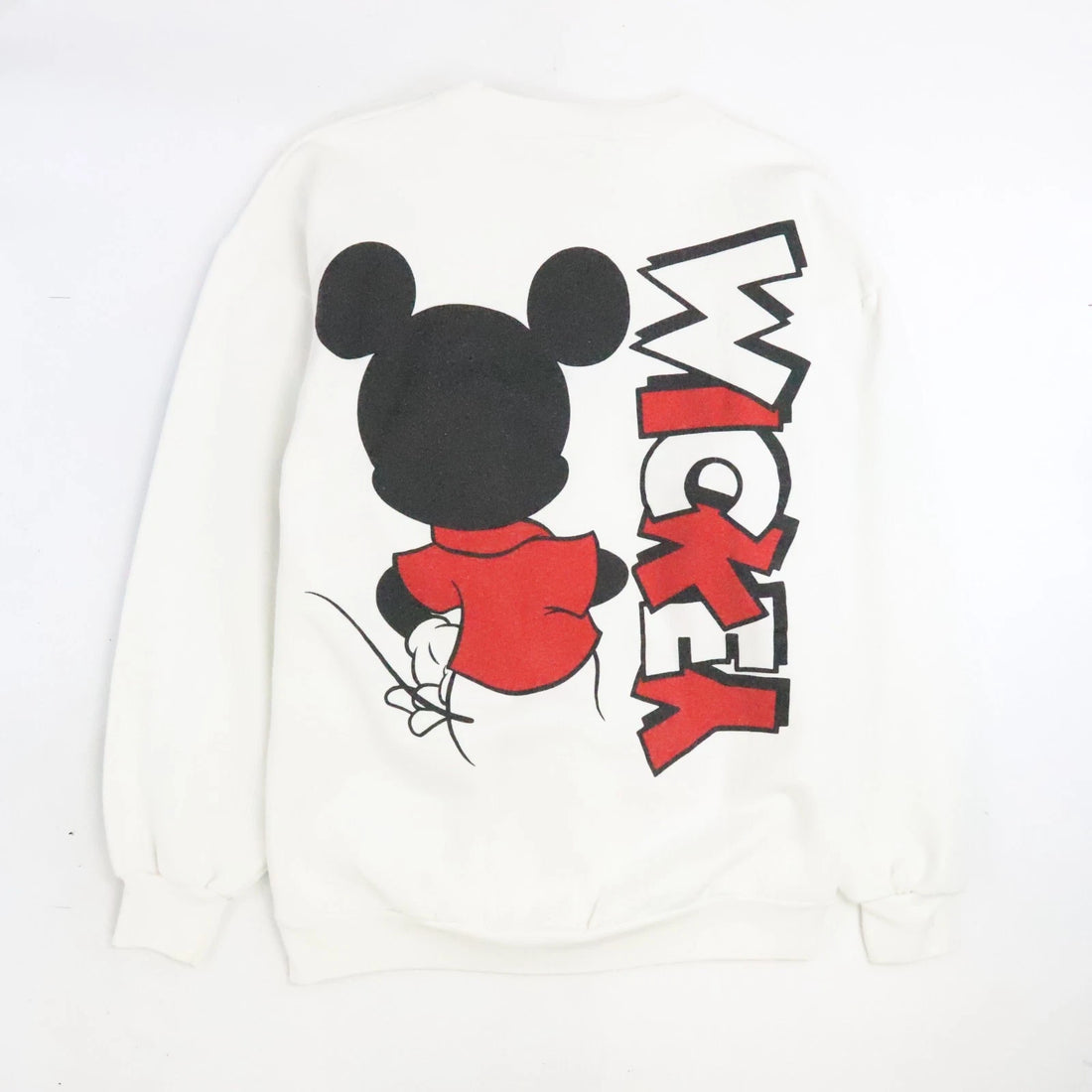 Vintage Mickey Mouse Disney Sweatshirt Size XL Double Sided 80s 90s