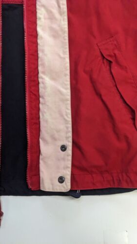 Vintage Nautica Light Sailing Jacket Size XL Red