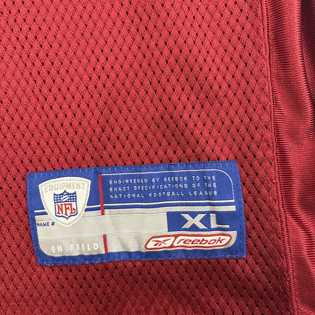 Vintage San Francisco 49ers Terrell Owens Reebok Jersey Size XL NFL