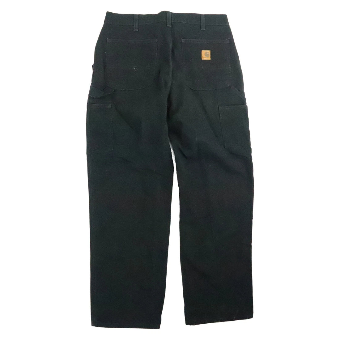 Carhartt Canvas Carpenter Work Pants Size 34 X 32 Black