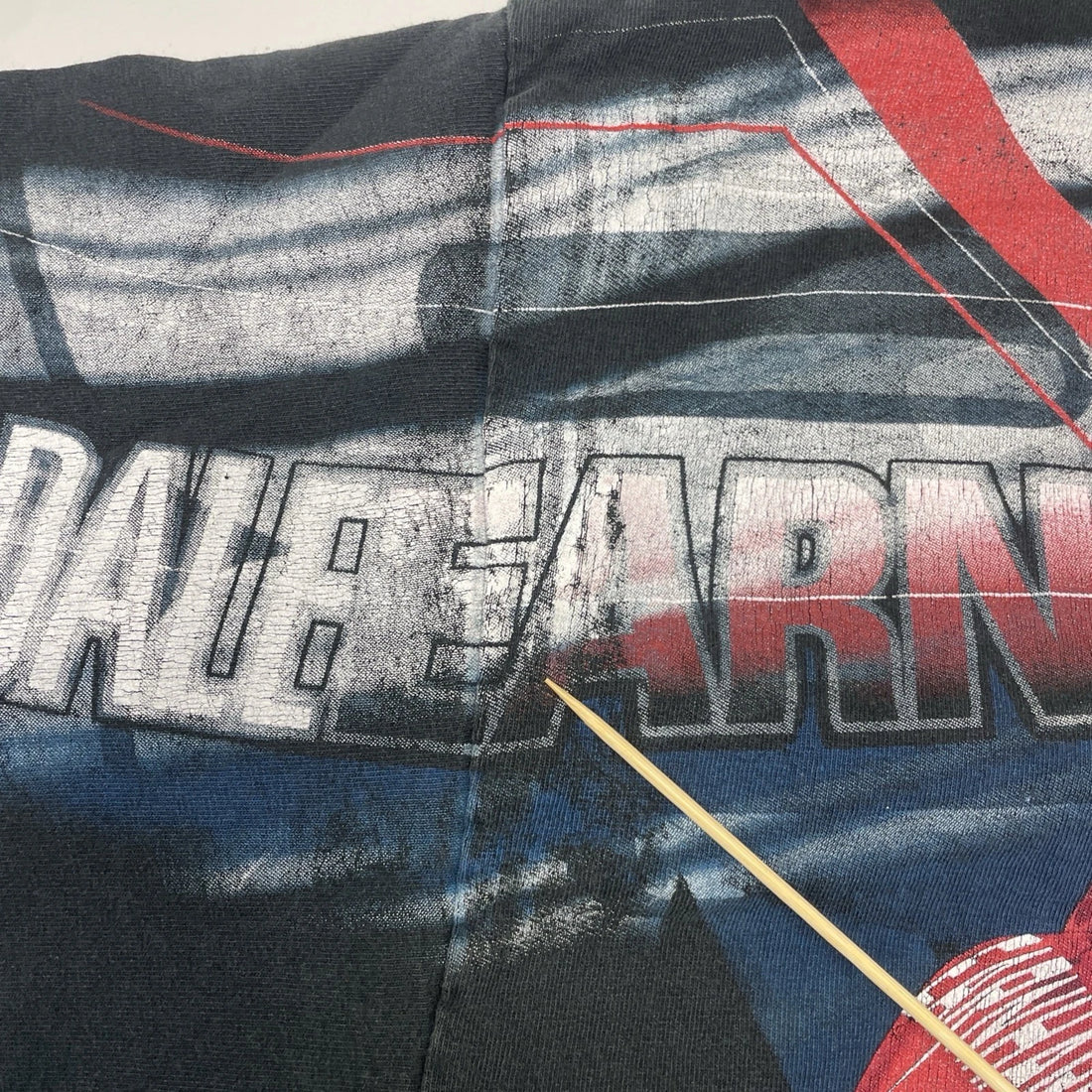 Vintage Dale Earnhardt Jr. Racing T-Shirt Size Large All Over Print NASCAR