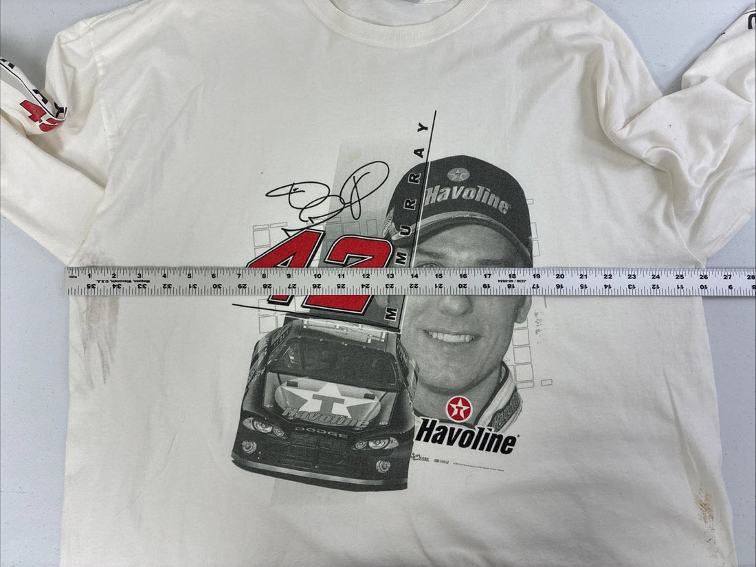 Vintage Jamie McMurray Havoline Racing Long Sleeve T-Shirt XL NASCAR