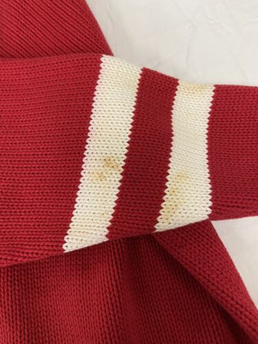 Vintage Polo Ralph Lauren Wool Knit Sweater Size XL Red