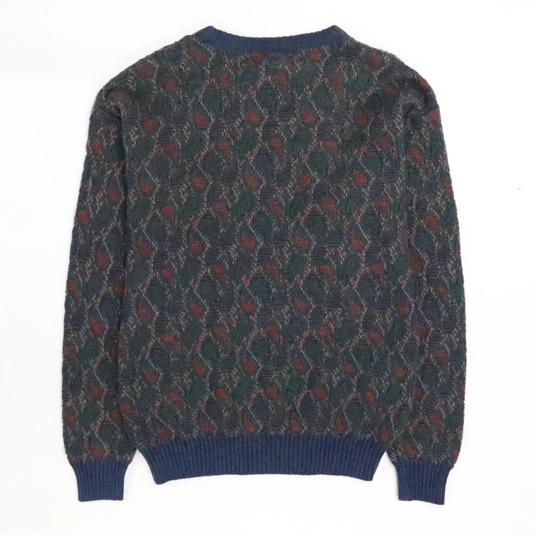 Natural Issue Crewneck Sweater Size Large Patterned