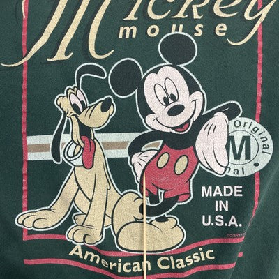 Vintage Mickey Mouse Pluto Disney Crewneck Sweatshirt Size XL