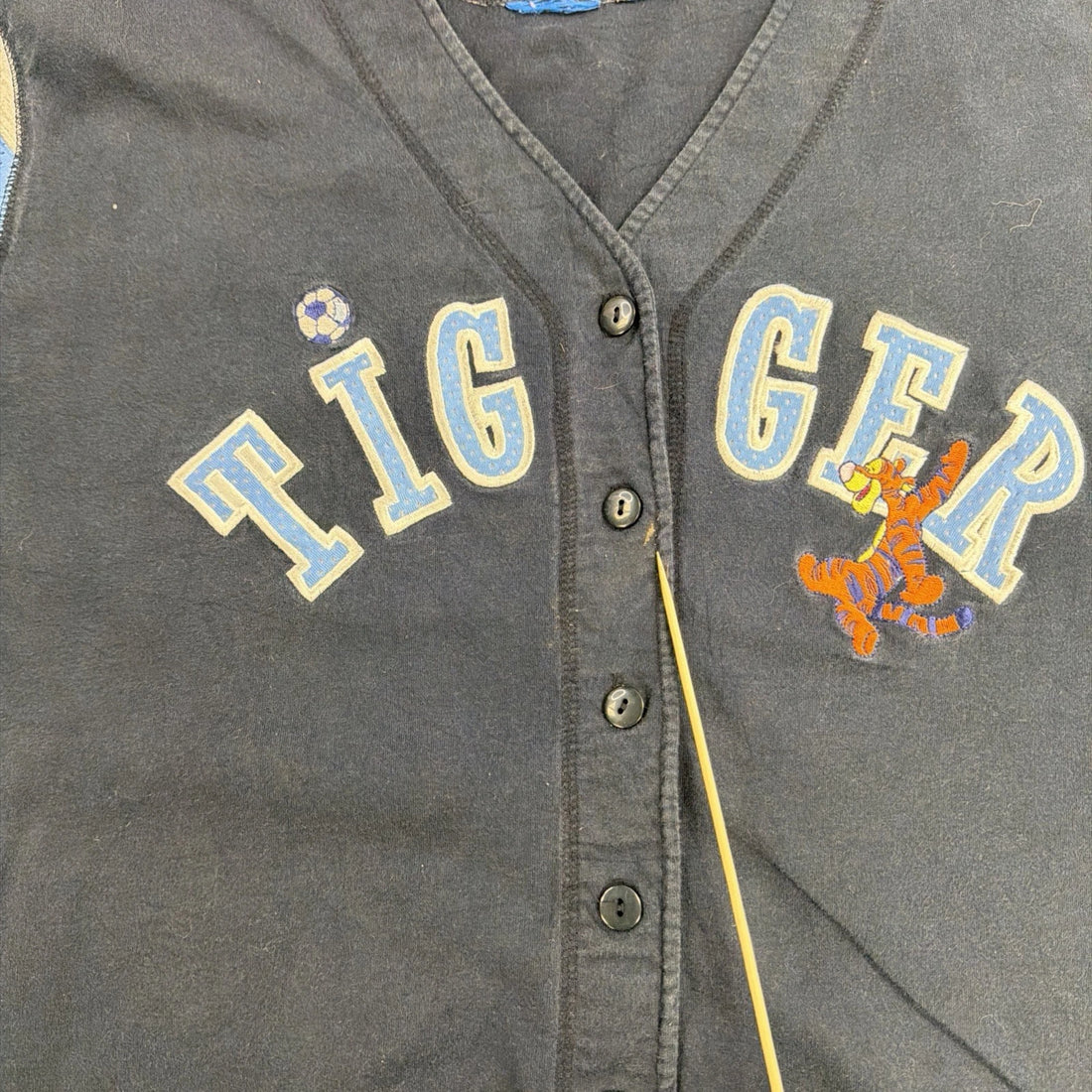 Vintage Winnie The Pooh Tigger Disney Baseball Jersey Size Medium
