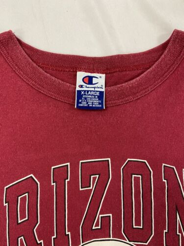 Vintage 90's Arizona Cardinals Red T Shirt Size XL