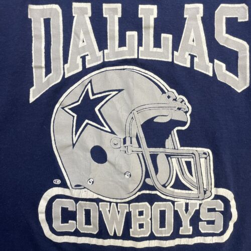 Vintage Dallas Cowboys Logo 7 T-Shirt Size XL 80s NFL