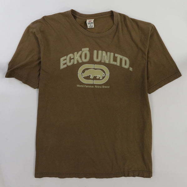 T-shirt Ecko Unltd Homme 2XL Thème Rhinocéros - Coton, Occasion Très Bon état