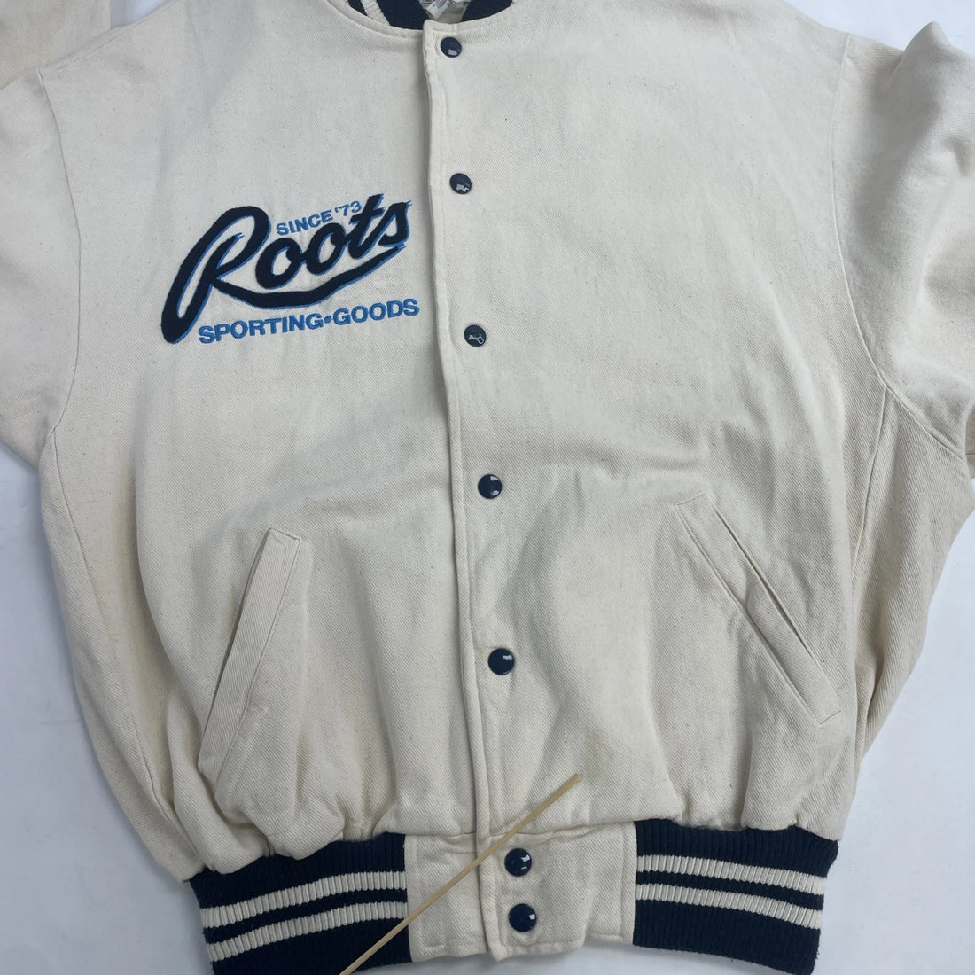 Vintage Roots Canada Varsity Bomber Jacket Size XL