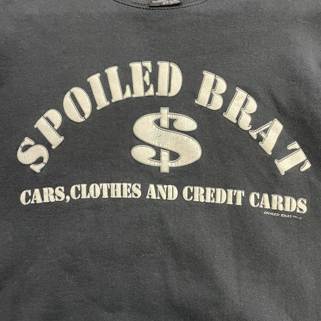 Vintage Spoiled Brat Crewneck Sweatshirt Size Large