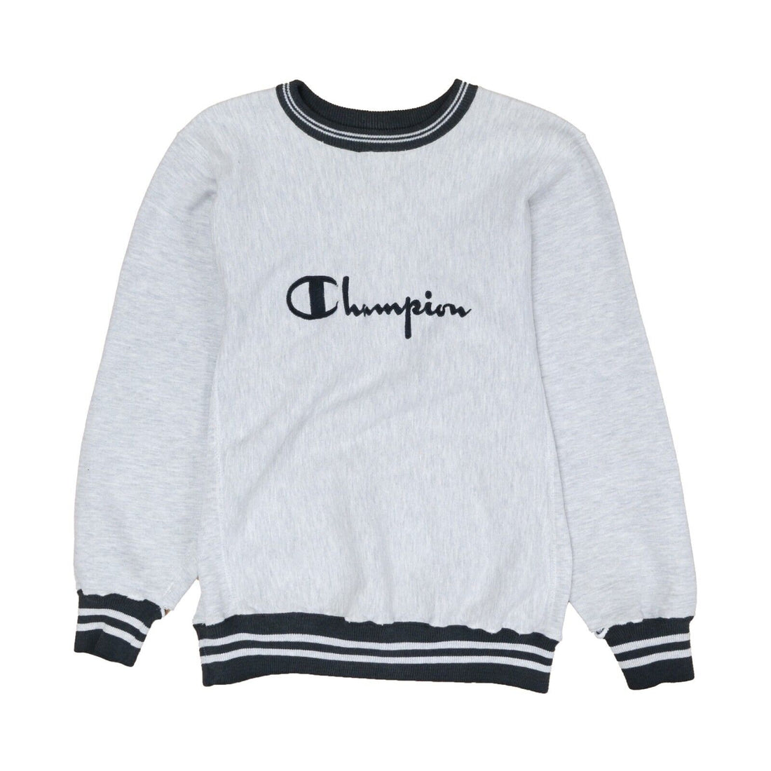 Vintage Champion Reverse Weave Spell Out Sweatshirt Size Medium Embroidered 90s