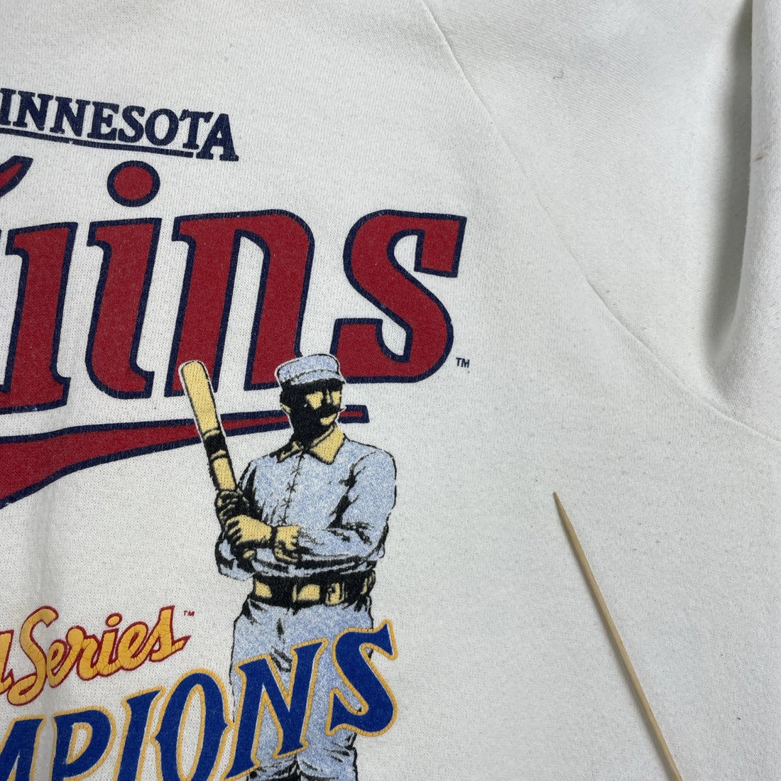Vintage Minnesota Twins World Series Champs Sweatshirt Large 1987 MLB