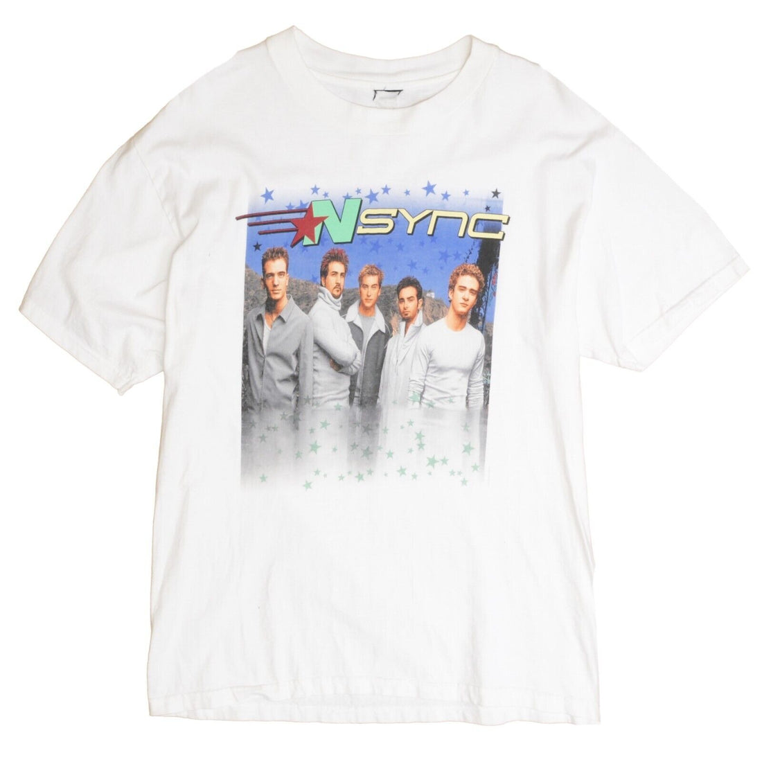 Vintage N-Sync T-Shirt Size Large Music Boy Band Tee
