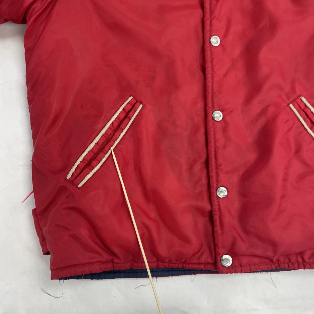Vintage RHS Harv-al Bomber Jacket Size 36 Red