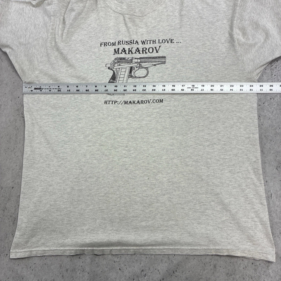 Vintage From Russia With Love Makarov T-Shirt Size XL