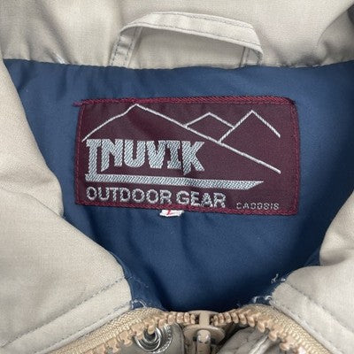 Vintage Inuvik Puffer Vest Jacket Size Large Tan Insulated