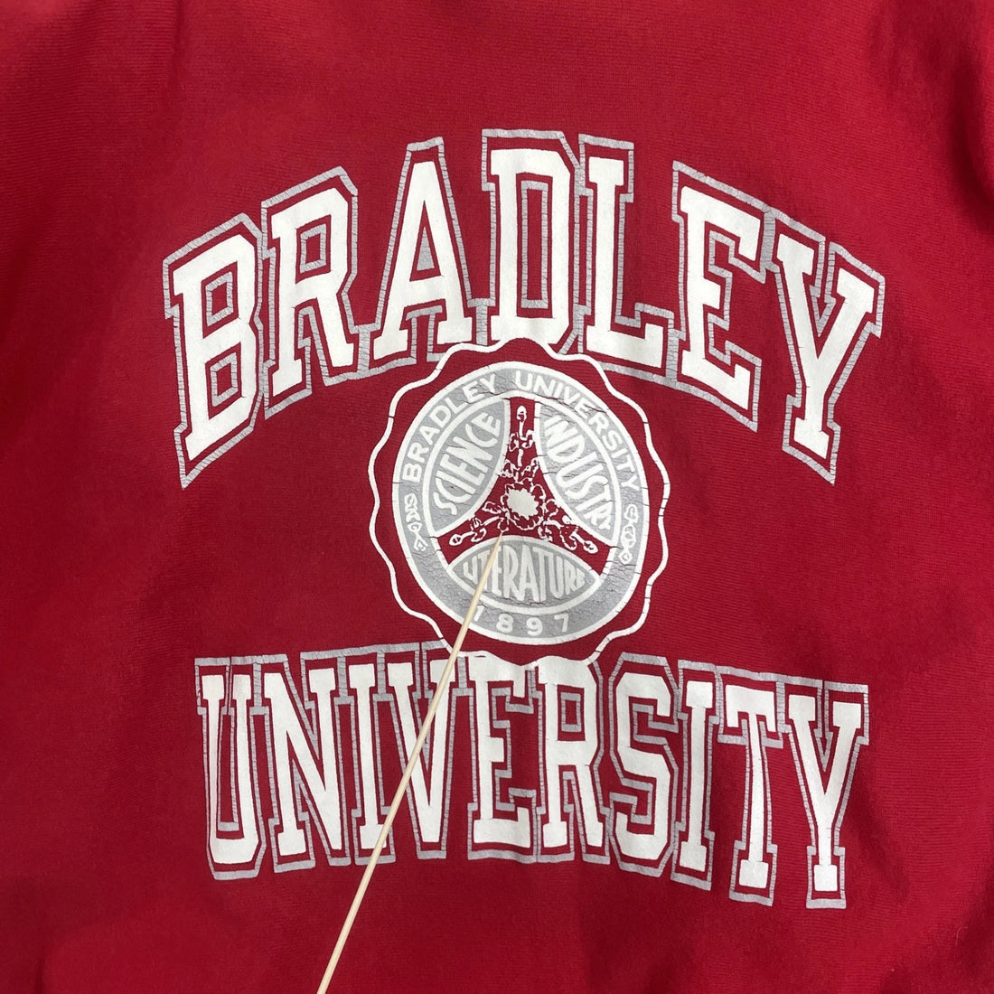 Vintage Bradley University Champion Reverse Weave Crewneck Sweatshirt 2XL 80s