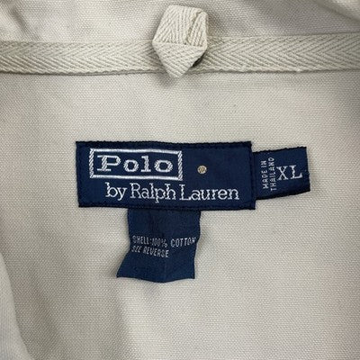Vintage Polo Ralph Lauren Harrington Bomber Jacket Size XL Beige