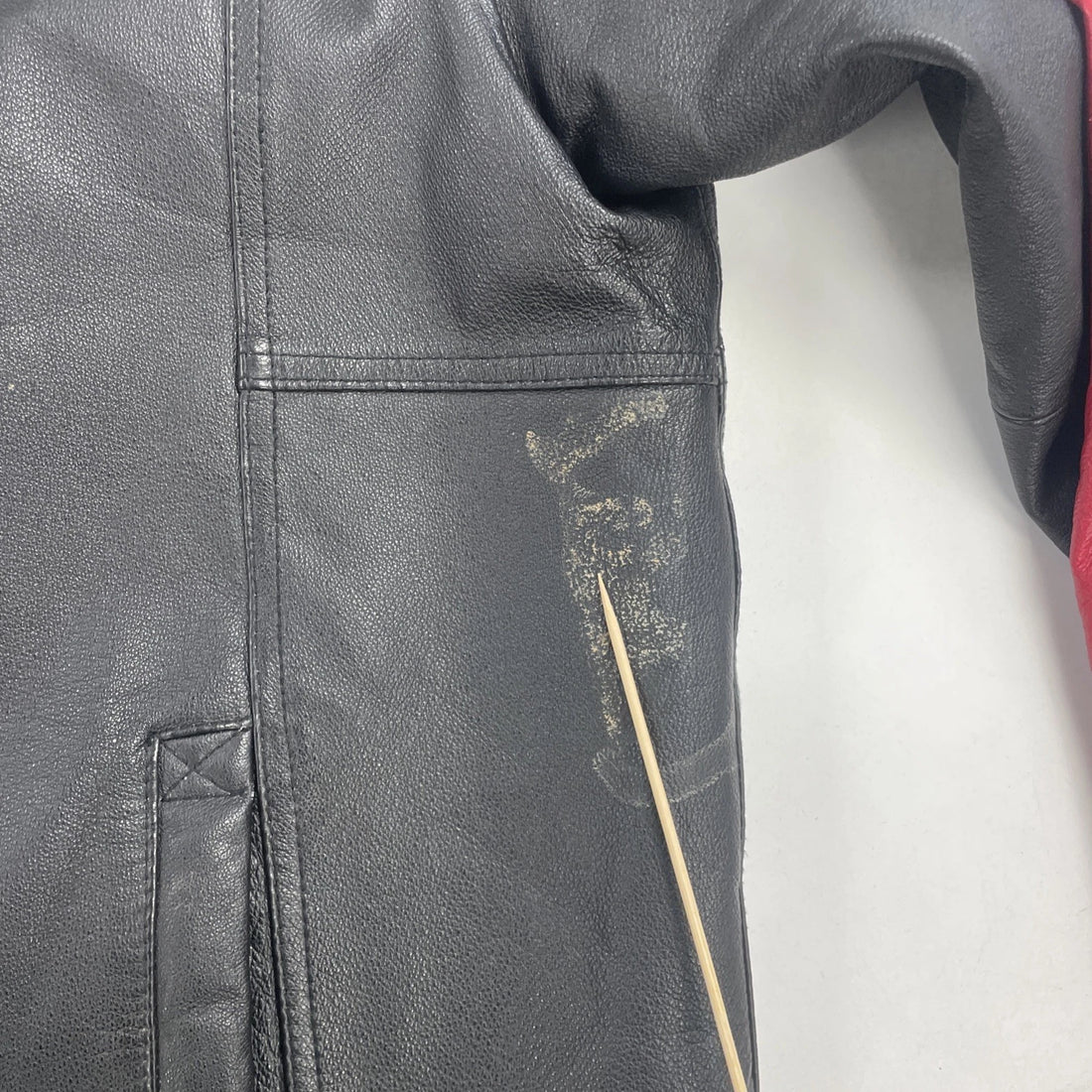 Ford Built Tough Leather Coat Jacket Size XL