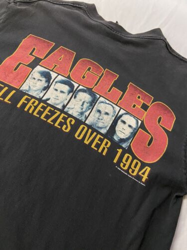 Vintage Eagles Hell Freezes Over Tour Giant T-Shirt Size XL Band Tee 1994 90s