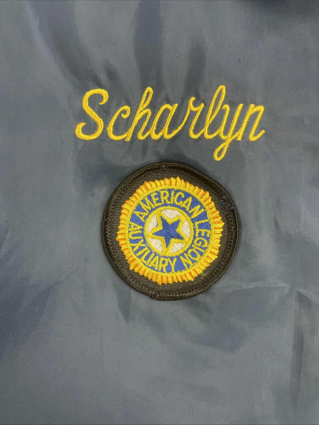 Vintage America Legion Auxiliary Jacket Size Large Patch