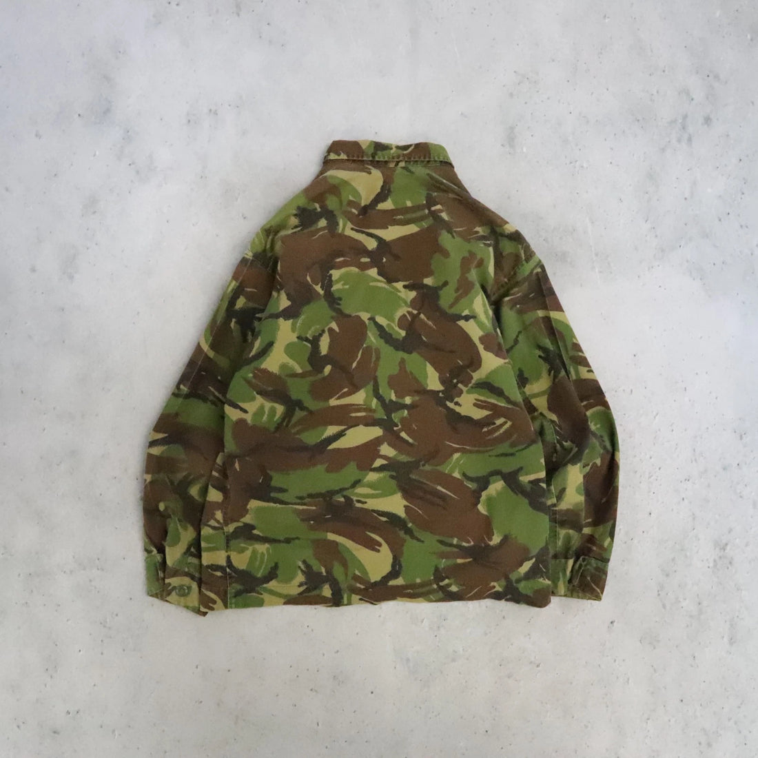Vintage British Camo Combat Shirt Jacket Size XL