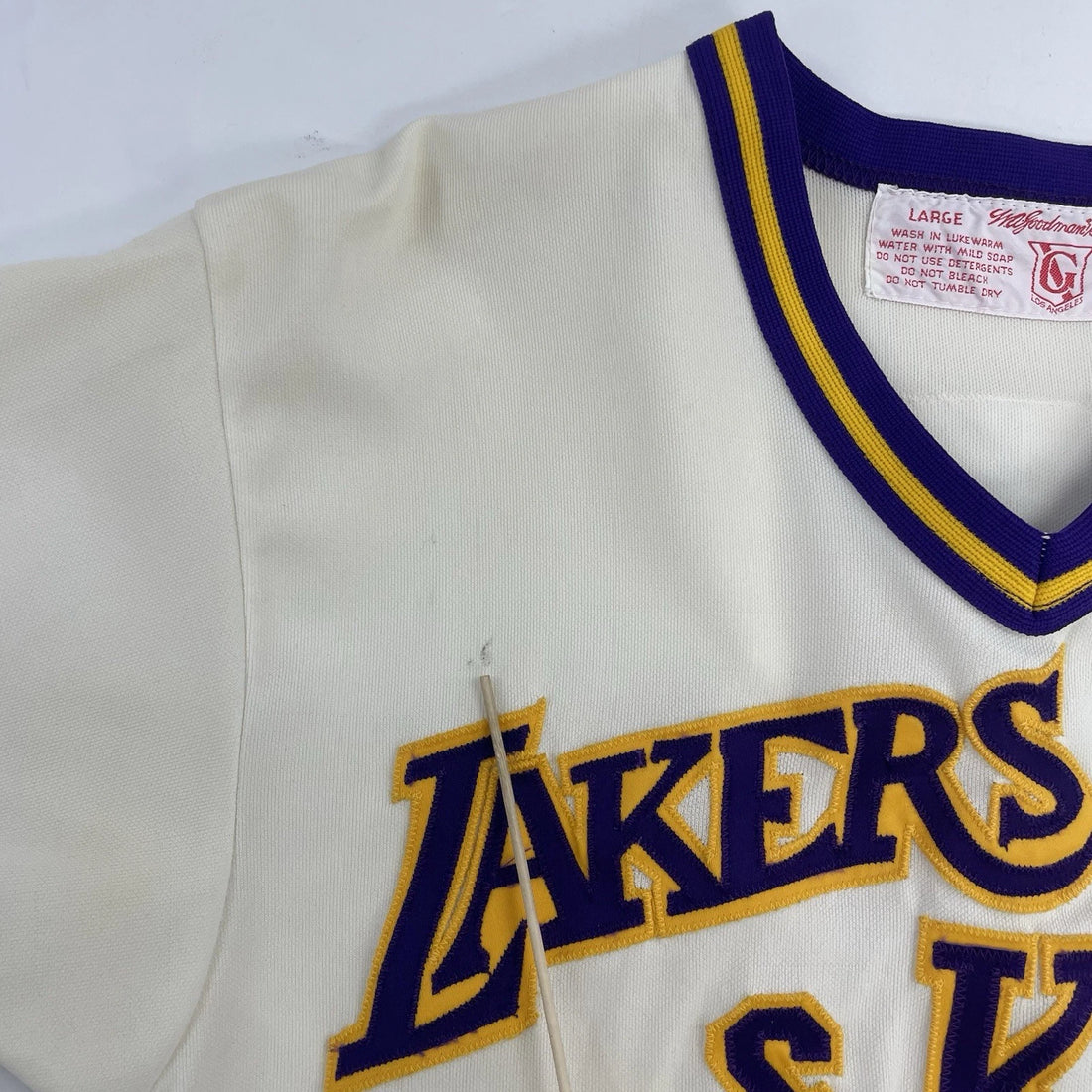 Vintage Los Angeles Lakers Kings All Stars Baseball Jersey Size Large