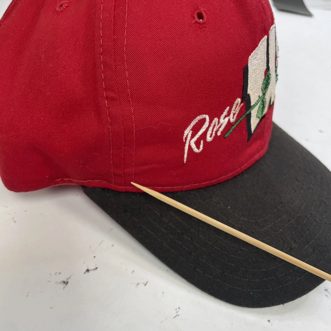 Vintage Wisconsin Badgers Rose Bowl Snapback Hat Cap OSFA 1994 90s NCAA