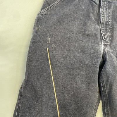 Vintage Carhartt Canvas Carpenter Work Pants Size 38 X 34 Blue