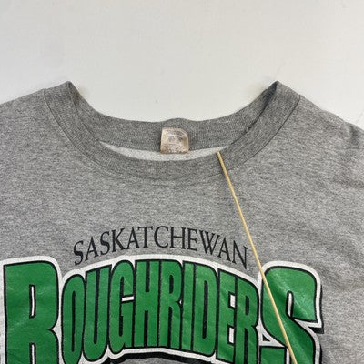 Vintage Saskatchewan Roughriders Starter Crewneck Sweatshirt Size Medium 90s CFL