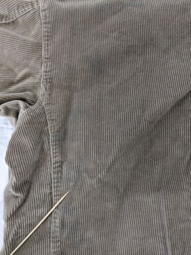 Vintage Polo Ralph Lauren Corduroy Coat Jacket Size XL Plaid Lined