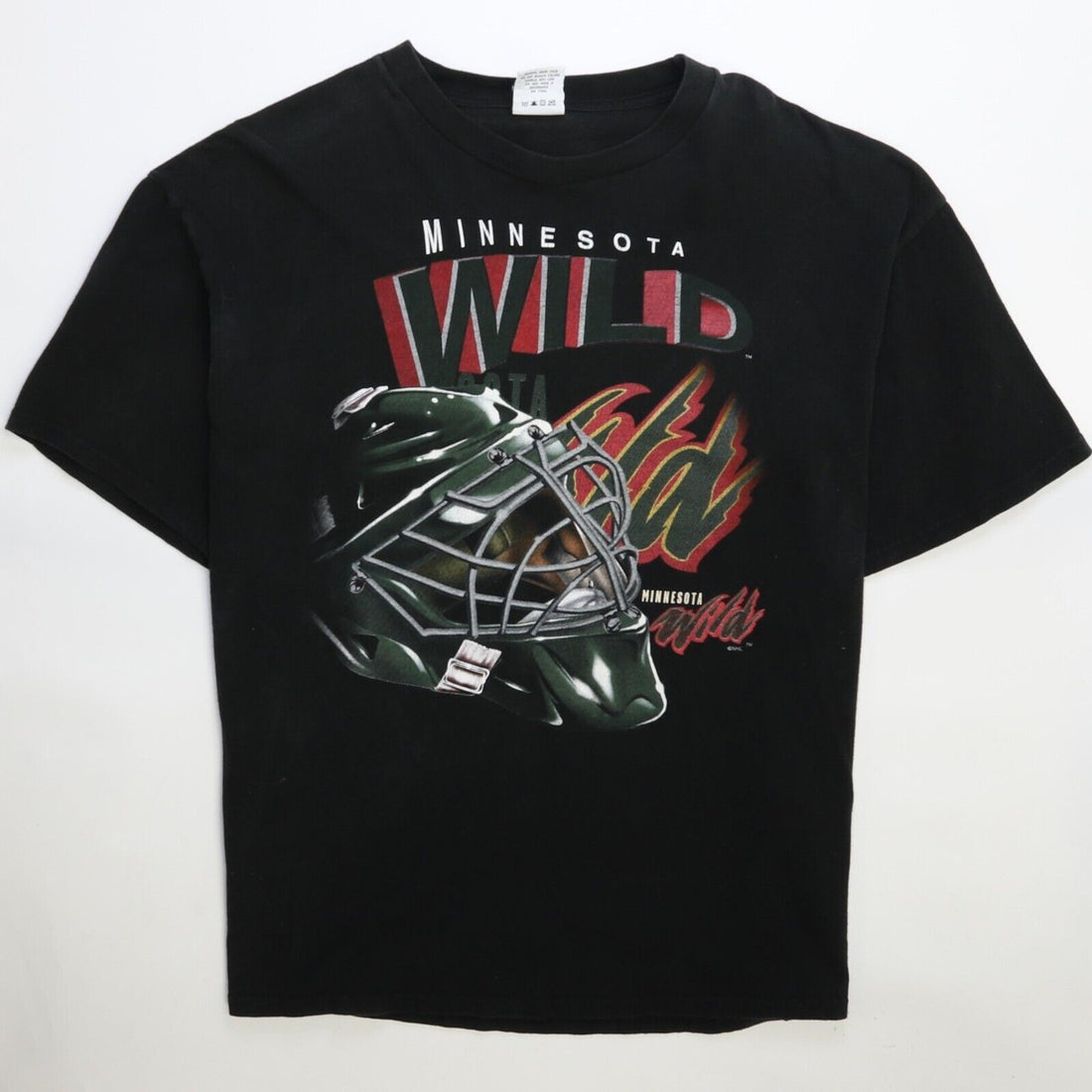 Vintage Minnesota Wild T-Shirt Size 2XL 90s NHL