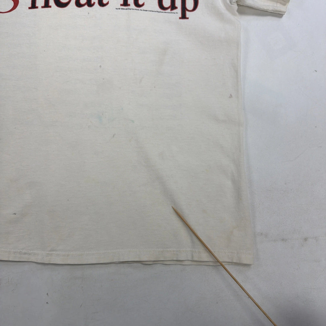 Vintage 98 Degrees Heat It Up Tour T-Shirt Size Medium