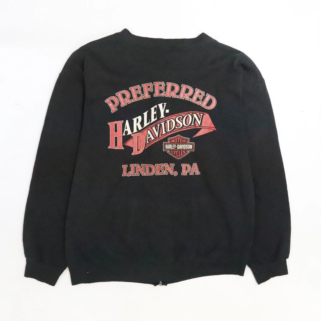 Vintage Harley Davison Full Zip Sweatshirt Size XL 1997 90s