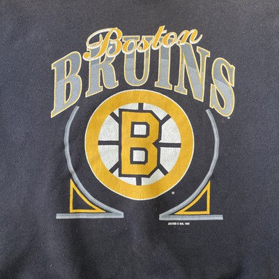Vintage Boston Bruins Sweatshirt Crewneck Size Large 1992 90s NHL