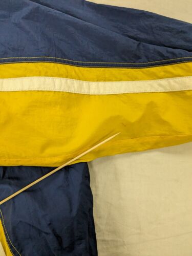 Vintage Michigan Wolverines Starter Windbreaker Light Jacket Size Large NCAA