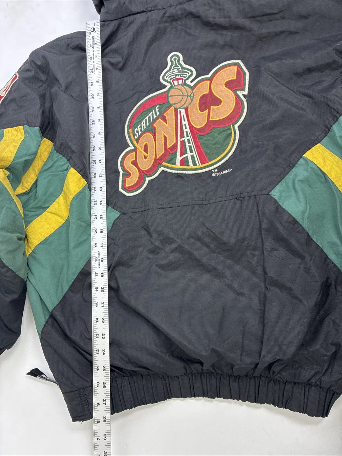 Seattle Supersonics Starter Puffer Jacket Size Large NBA