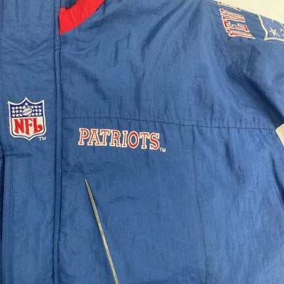 Vintage New England Patriots Starter Puffer Jacket Size Large NFL