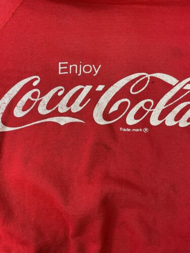 Vintage Coca Cola Crewneck Sweatshirt Size 50-52 Coke Promo