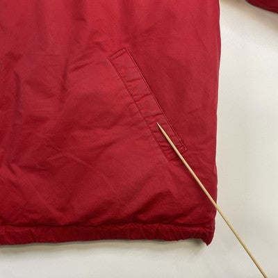Vintage Polo Ralph Lauren Bomber Jacket Size Medium Red Down Insulated