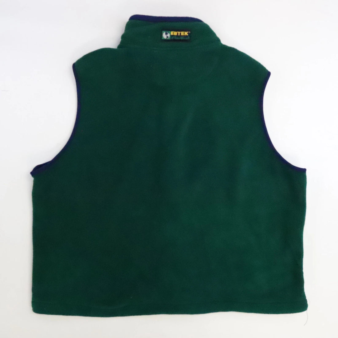 Vintage Eddie Bauer Ebtek Fleece Vest Jacket Size Large Green