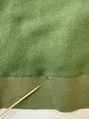 Vintage Gap Fleece Sweatshirt Hoodie Size Medium Green